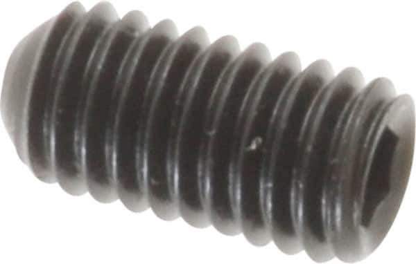 Holo-Krome - #10-32 UNF, 3/8" OAL, Cup Point Set Screw - Grade 8 Alloy Steel, 3/32" Key - Apex Tool & Supply