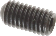Holo-Krome - #10-32 UNF, 3/8" OAL, Cup Point Set Screw - Grade 8 Alloy Steel, 3/32" Key - Apex Tool & Supply