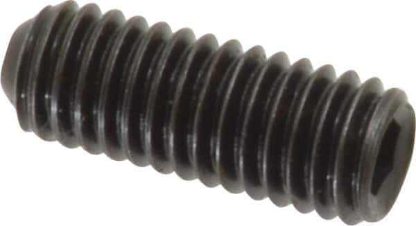 Holo-Krome - #10-32 UNF, 1/2" OAL, Cup Point Set Screw - Grade 8 Alloy Steel, 3/32" Key - Apex Tool & Supply