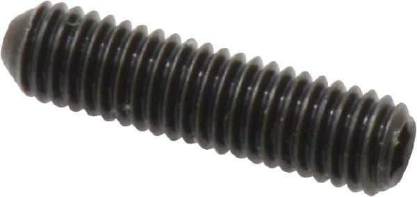 Holo-Krome - #10-32 UNF, 3/4" OAL, Cup Point Set Screw - Grade 8 Alloy Steel, 3/32" Key - Apex Tool & Supply