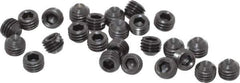 Holo-Krome - 1/4-28 UNF, 3/16" OAL, Cup Point Set Screw - Grade 8 Alloy Steel, 1/8" Key - Apex Tool & Supply