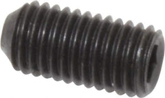 Holo-Krome - 1/4-28 UNF, 1/2" OAL, Cup Point Set Screw - Grade 8 Alloy Steel, 1/8" Key - Apex Tool & Supply