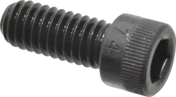 Made in USA - 5/16-18 UNC Hex Socket Drive, Socket Cap Screw - Alloy Steel, Black Oxide Finish, Fully Threaded, 3/4" Length Under Head - Apex Tool & Supply