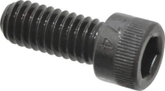 Made in USA - 5/16-18 UNC Hex Socket Drive, Socket Cap Screw - Alloy Steel, Black Oxide Finish, Fully Threaded, 3/4" Length Under Head - Apex Tool & Supply