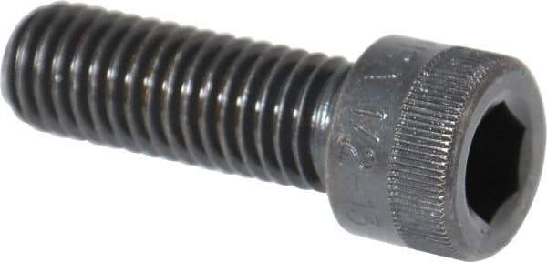Holo-Krome - 1/2-13 UNC Hex Socket Drive, Socket Cap Screw - Alloy Steel, Black Oxide Finish, Fully Threaded, 1-1/2" Length Under Head - Apex Tool & Supply