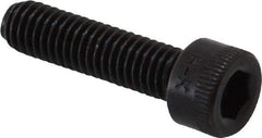 Made in USA - #10-32 UNF Hex Socket Drive, Socket Cap Screw - Alloy Steel, Black Oxide Finish, Fully Threaded, 3/4" Length Under Head - Apex Tool & Supply