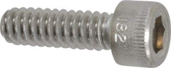 Holo-Krome - #10-24 UNC Hex Socket Drive, Socket Cap Screw - Grade 18-8 Stainless Steel, Passivated Finish, Fully Threaded, 5/8" Length Under Head - Apex Tool & Supply