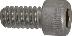 Holo-Krome - 5/16-18 UNC Hex Socket Drive, Socket Cap Screw - Grade 18-8 Stainless Steel, Passivated Finish, Fully Threaded, 1/2" Length Under Head - Apex Tool & Supply