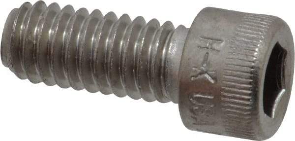 Holo-Krome - 5/16-18 UNC Hex Socket Drive, Socket Cap Screw - Grade 18-8 Stainless Steel, Passivated Finish, Fully Threaded, 3/4" Length Under Head - Apex Tool & Supply