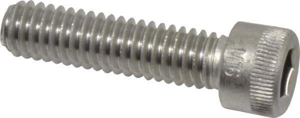 Holo-Krome - 5/16-18 UNC Hex Socket Drive, Socket Cap Screw - Grade 18-8 Stainless Steel, Passivated Finish, Fully Threaded, 1-1/4" Length Under Head - Apex Tool & Supply