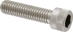Holo-Krome - 3/8-16 UNC Hex Socket Drive, Socket Cap Screw - Grade 18-8 Stainless Steel, Passivated Finish, Fully Threaded, 1-1/2" Length Under Head - Apex Tool & Supply
