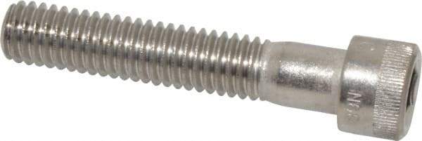 Holo-Krome - 3/8-16 UNC Hex Socket Drive, Socket Cap Screw - Grade 18-8 Stainless Steel, Passivated Finish, Partially Threaded, 2" Length Under Head - Apex Tool & Supply