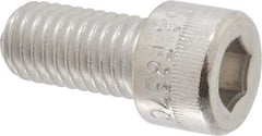 Holo-Krome - 1/2-13 UNC Hex Socket Drive, Socket Cap Screw - Grade 18-8 Stainless Steel, Passivated Finish, Fully Threaded, 1" Length Under Head - Apex Tool & Supply