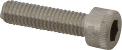 Holo-Krome - #10-32 UNF Hex Socket Drive, Socket Cap Screw - Grade 18-8 Stainless Steel, Passivated Finish, Fully Threaded, 3/4" Length Under Head - Apex Tool & Supply