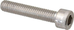 Holo-Krome - #10-32 UNF Hex Socket Drive, Socket Cap Screw - Grade 18-8 Stainless Steel, Passivated Finish, Fully Threaded, 1" Length Under Head - Apex Tool & Supply