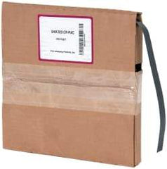 Made in USA - 200' Long x 3/4" Wide, Ribbon Steel Strapping - 1,765 Lb Capacity, 0.02" Thick - Apex Tool & Supply