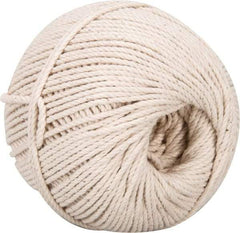 Made in USA - 0.08 Inch Diameter, Seine Cable Cord Twine - 61 Lbs. Breaking Strength, White, 470 Ft. per Lb. - Apex Tool & Supply
