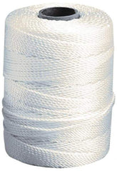 Value Collection - #15, Nylon Braided Seine Twine - 132 Lbs. Breaking Strength, Yellow, 1,000 Ft. per Lb. - Apex Tool & Supply