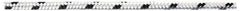 Value Collection - 100' Max Length Nylon Double Braid Rope - 3/8" Diam, 462 Lb Capacity - Apex Tool & Supply