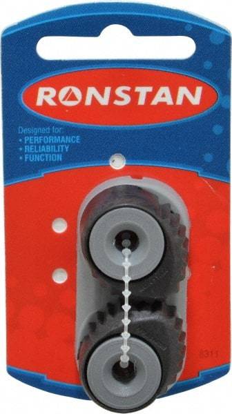 Ronstan - 264 Lbs. Load Limit Small C Cleat - For Use with Cleating and Releasing Lines on 3/32 Inch to 5/16 Inch Diameter Rope - Apex Tool & Supply