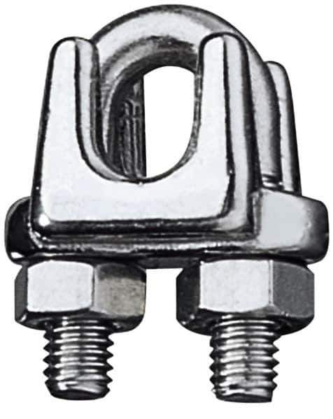 Ronstan - 1/2" Wire Rope U-Bolt Grip - 316 Stainless Steel - Apex Tool & Supply