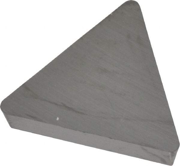 Kennametal - TPG322 Grade K313 Carbide Turning Insert - Uncoated, 60° Triangle, 3/8" Inscr Circle, 1/8" Thick, 1/32" Corner Radius - Apex Tool & Supply