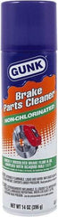 Gunk - Nonchlorinated Brake Parts Cleaner - 14 oz Aerosol Can - Apex Tool & Supply