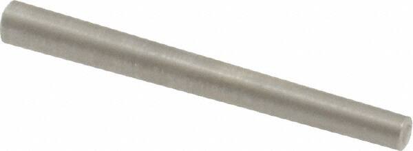Value Collection - Size 6/0, 0.0624" Small End Diam, 0.078" Large End Diam, Passivated Stainless Steel Taper Pin - Apex Tool & Supply