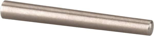 Value Collection - Size 5/0, 0.0784" Small End Diam, 0.094" Large End Diam, Passivated Stainless Steel Taper Pin - Grade 303, 18-8, 3/4" OAL, 3/4 Pin Length - Apex Tool & Supply