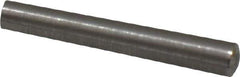 Value Collection - Size 4/0, 0.0934" Small End Diam, 0.109" Large End Diam, Passivated Stainless Steel Taper Pin - Grade 303, 18-8, 3/4" OAL, 3/4 Pin Length - Apex Tool & Supply