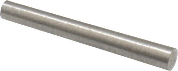 Value Collection - Size 3/0, 0.1042" Small End Diam, 0.125" Large End Diam, Passivated Stainless Steel Taper Pin - Grade 303, 18-8, 1" OAL, 1 Pin Length - Apex Tool & Supply