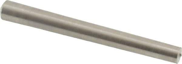 Value Collection - Size 2/0, 0.115" Small End Diam, 0.141" Large End Diam, Passivated Stainless Steel Taper Pin - Grade 303, 18-8, 1-1/4" OAL, 1-1/4 Pin Length - Apex Tool & Supply