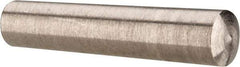 Value Collection - Size 0, 0.1404" Small End Diam, 0.156" Large End Diam, Passivated Stainless Steel Taper Pin - Grade 303, 18-8, 3/4" OAL, 3/4 Pin Length - Apex Tool & Supply