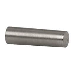 Value Collection - Size 3, 0.2034" Small End Diam, 0.219" Large End Diam, Passivated Stainless Steel Taper Pin - Grade 303, 18-8, 3/4" OAL, 3/4 Pin Length - Apex Tool & Supply