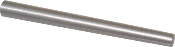 Value Collection - Size 5, 0.2266" Small End Diam, 0.289" Large End Diam, Passivated Stainless Steel Taper Pin - Grade 303, 18-8, 3" OAL, 3 Pin Length - Apex Tool & Supply