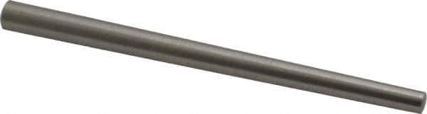 Value Collection - Size 5, 0.2058" Small End Diam, 0.289" Large End Diam, Passivated Stainless Steel Taper Pin - Grade 303, 18-8, 4" OAL, 4 Pin Length - Apex Tool & Supply