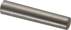 Value Collection - Size 7, 0.3674" Small End Diam, 0.409" Large End Diam, Passivated Stainless Steel Taper Pin - Grade 303, 18-8, 2" OAL, 2 Pin Length - Apex Tool & Supply