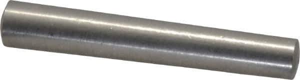 Value Collection - Size 7, 0.357" Small End Diam, 0.409" Large End Diam, Passivated Stainless Steel Taper Pin - Grade 303, 18-8, 2-1/2" OAL, 2-1/2 Pin Length - Apex Tool & Supply