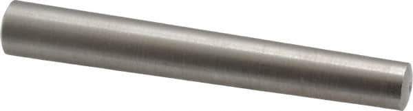 Value Collection - Size 7, 0.3466" Small End Diam, 0.409" Large End Diam, Passivated Stainless Steel Taper Pin - Grade 303, 18-8, 3" OAL, 3 Pin Length - Apex Tool & Supply