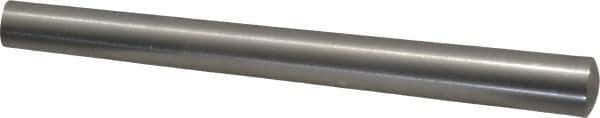 Value Collection - Size 7, 0.3258" Small End Diam, 0.409" Large End Diam, Passivated Stainless Steel Taper Pin - Grade 303, 18-8, 4" OAL, 4 Pin Length - Apex Tool & Supply
