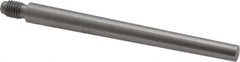 Value Collection - Size 5, 0.287" Large End Diam, Uncoated Steel 1/4-28 Threaded Taper Pin - Grade C-12L14, 3 Pin Length - Apex Tool & Supply