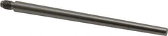 Value Collection - Size 5, 0.287" Large End Diam, Uncoated Steel 1/4-28 Threaded Taper Pin - Grade C-12L14, 4 Pin Length - Apex Tool & Supply