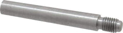 Value Collection - Size 6, 0.339" Large End Diam, Uncoated Steel 5/16-24 Threaded Taper Pin - Grade C-12L14, 2 Pin Length - Apex Tool & Supply