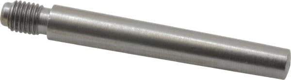 Value Collection - Size 6, 0.339" Large End Diam, Uncoated Steel 5/16-24 Threaded Taper Pin - Grade C-12L14, 2-1/4 Pin Length - Apex Tool & Supply