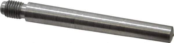 Value Collection - Size 6, 0.339" Large End Diam, Uncoated Steel 5/16-24 Threaded Taper Pin - Grade C-12L14, 2-1/2 Pin Length - Apex Tool & Supply