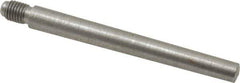 Value Collection - Size 6, 0.339" Large End Diam, Uncoated Steel 5/16-24 Threaded Taper Pin - Grade C-12L14, 3 Pin Length - Apex Tool & Supply