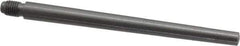 Value Collection - Size 6, 0.339" Large End Diam, Uncoated Steel 5/16-24 Threaded Taper Pin - Grade C-12L14, 4 Pin Length - Apex Tool & Supply