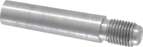 Value Collection - Size 7, 0.407" Large End Diam, Uncoated Steel 3/8-24 Threaded Taper Pin - Grade C-12L14, 1-1/2 Pin Length - Apex Tool & Supply