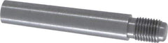 Value Collection - Size 7, 0.407" Large End Diam, Uncoated Steel 3/8-24 Threaded Taper Pin - Grade C-12L14, 2 Pin Length - Apex Tool & Supply