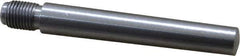 Value Collection - Size 7, 0.407" Large End Diam, Uncoated Steel 3/8-24 Threaded Taper Pin - Grade C-12L14, 2-1/2 Pin Length - Apex Tool & Supply